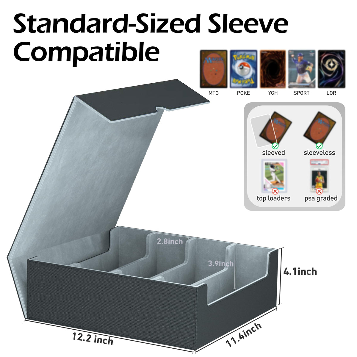 ENTUMO 4-Row box premium stitching and PU leather for durability.