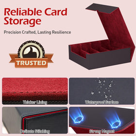 ENTUMO 4-Row magnetic closure keeps contents secure.