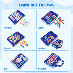 Envyvip Busy Board fine motor activities surface for independent exploration
