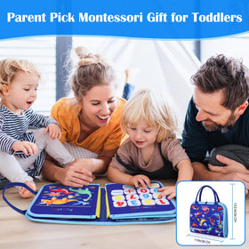 Envyvip Busy Board soft non-toxic felt ensures safe, quiet play