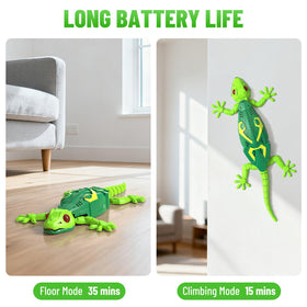 Envyvip RC wall crawler gecko remote control highlights long-range gameplay.