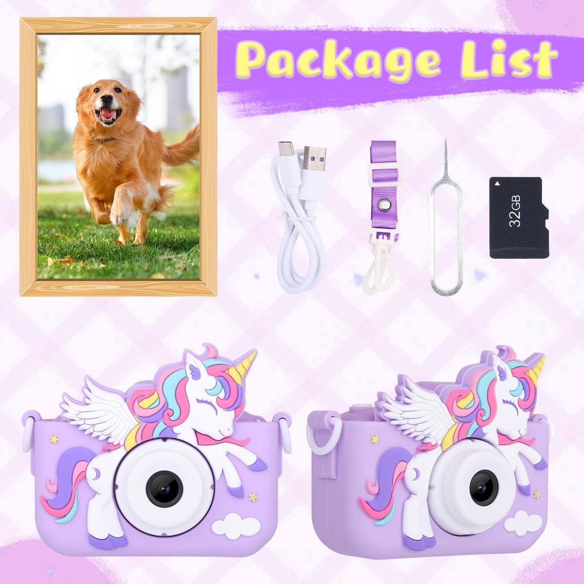 Envyvip Unicorn camera on a family road trip in travel setup