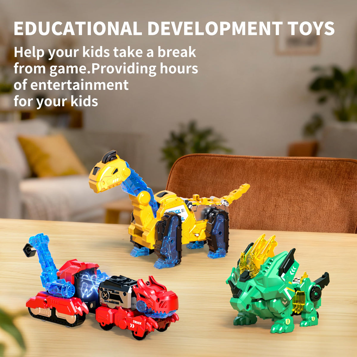Eohemeral kids playing with the set illustrates imaginative, constructive playtime.