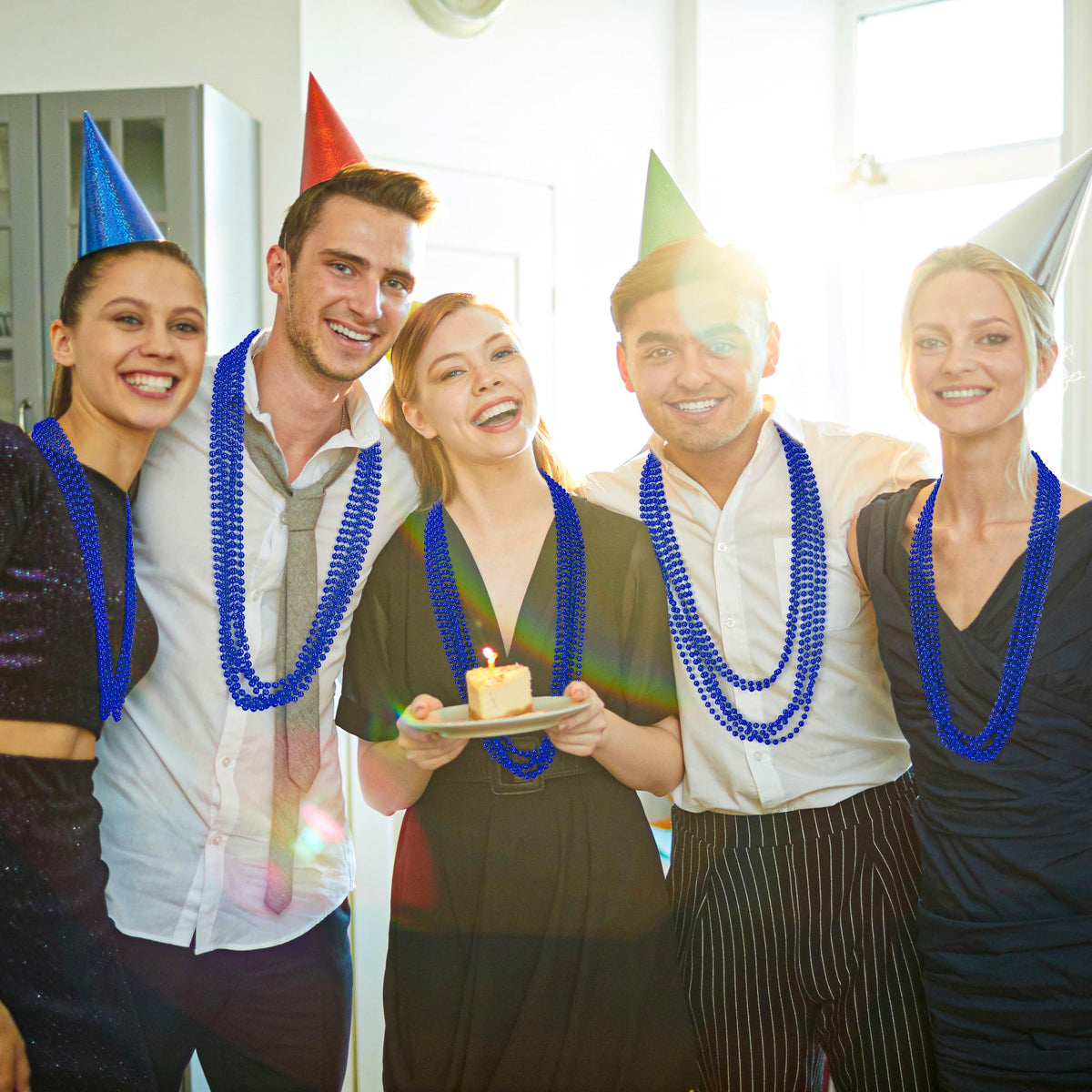 EOBOH lightweight bead necklaces, durable and fade-resistant for long festival days.