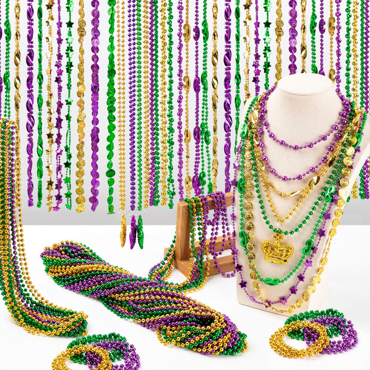 EOBOH beads with crown design enhance festive ambiance.