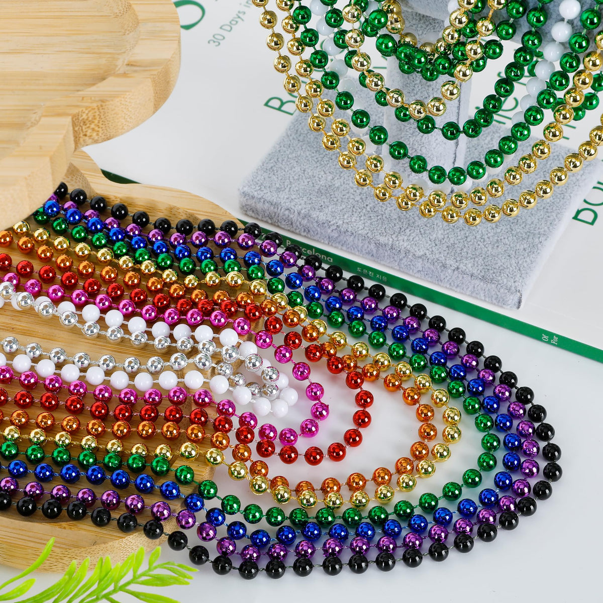 EOBOH parade favors beads perfect for throwing during events.