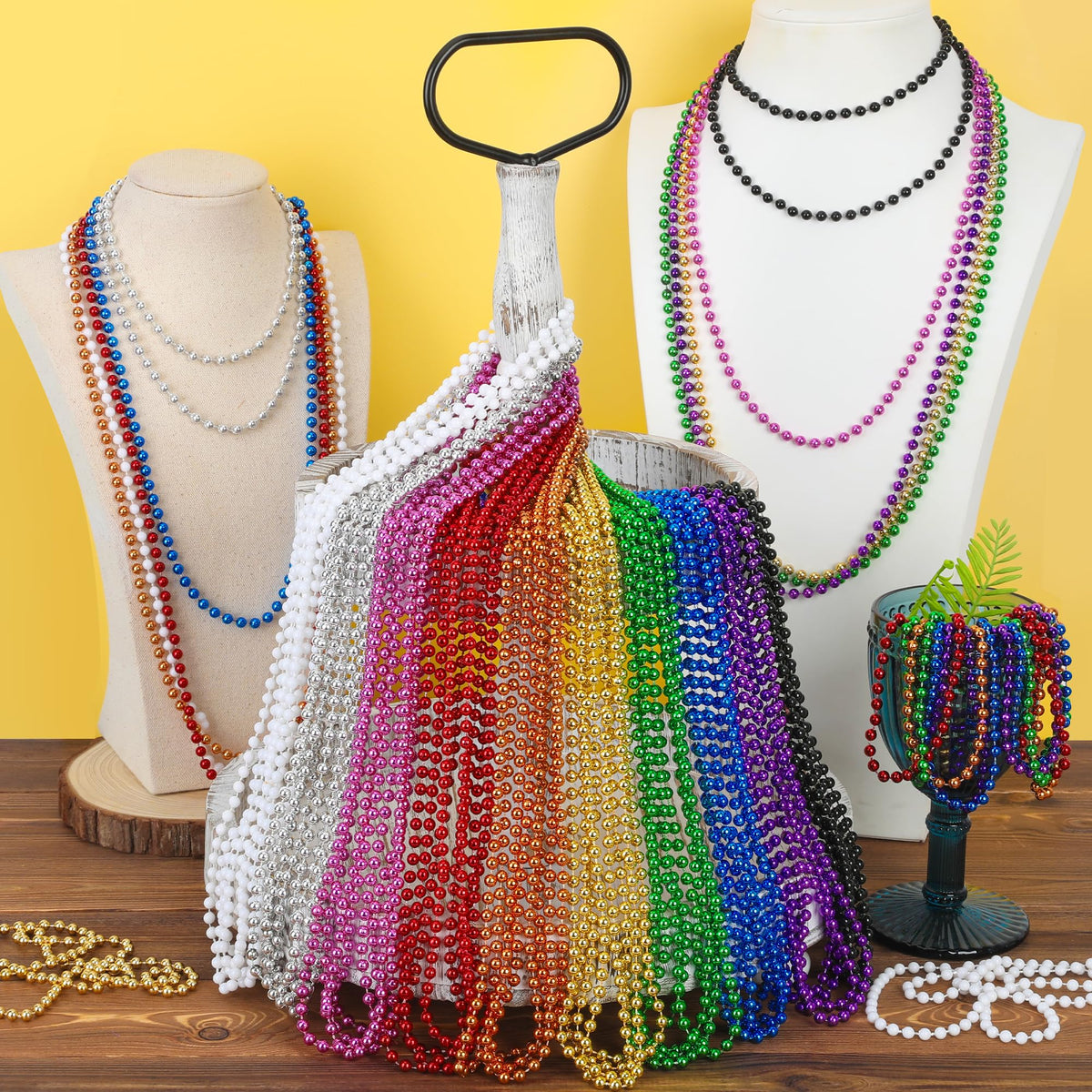 EOBOH shimmering bead designs add visual flair to parades.