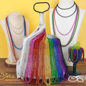 EOBOH shimmering bead designs add visual flair to parades.