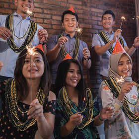 EOBOH classic gold-black beads enhance celebrations with easy sharing.