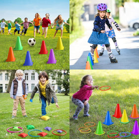 Eocolz 3 in 1 carnival set assembly showing versatile game options