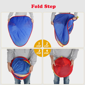 EocuSun Portable tent folds compactly for travel and storage.