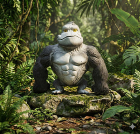 Eoepur gorilla desk companion for playful breaks and stress relief.