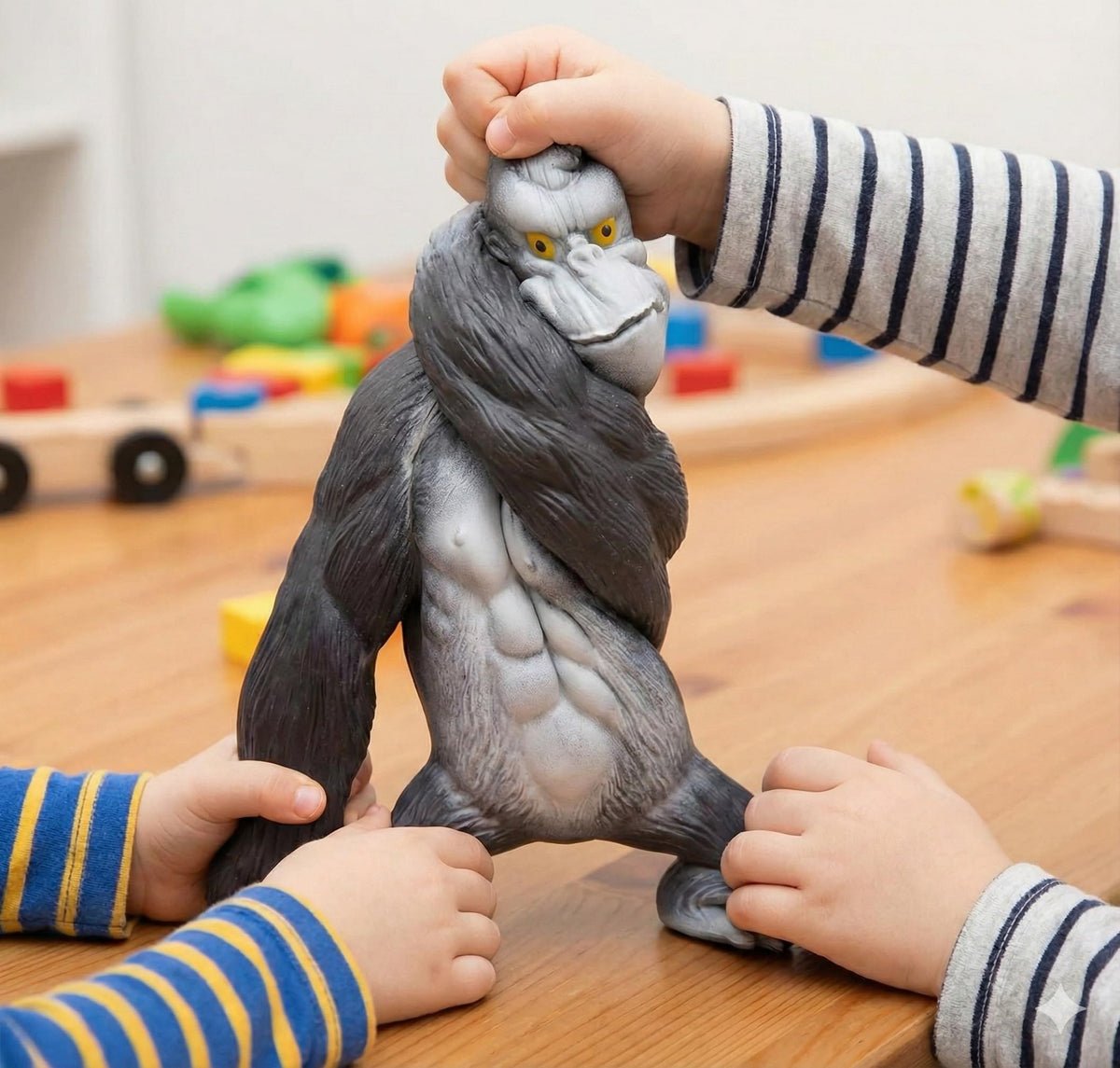 Eoepur safety-compliant design against sharp objects and choking hazards.