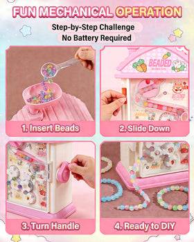 Eohemeral cleanup recycling mechanism enabling quick bead recycling after crafting.