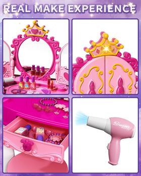Eohemeral makeup kit with accessories sparks creativity and fine motor practice