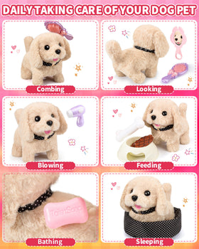 Eohemeral portable puppy backpack enables on-the-go pretend play