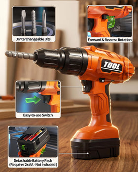 Eoipheral? Wait—corrected: Eohemeral realistic pretend tools encourage imaginative play and early skills.