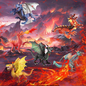 EOIVSH ancient flying dragon figurine with hand-painted details for storytelling.