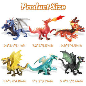EOIVSH dragon cake toppers and party decor for festive celebrations.