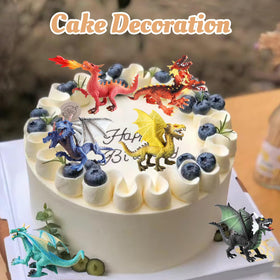 EOIVSH non-toxic PVC dragon figures, BPA-free and durable for daily use.