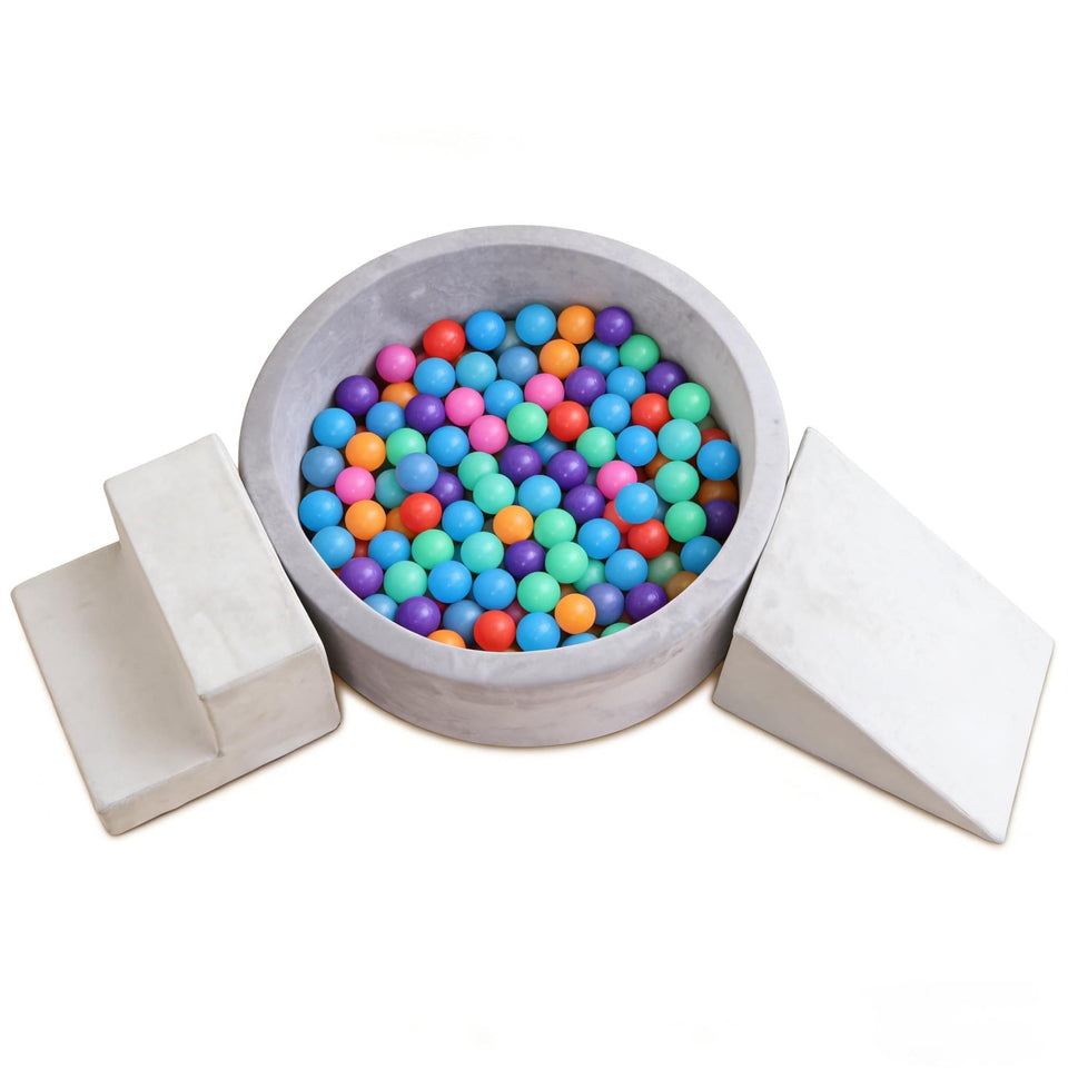 EOSAU ball pit 35.4-inch setup for safe indoor exploration and imaginative play