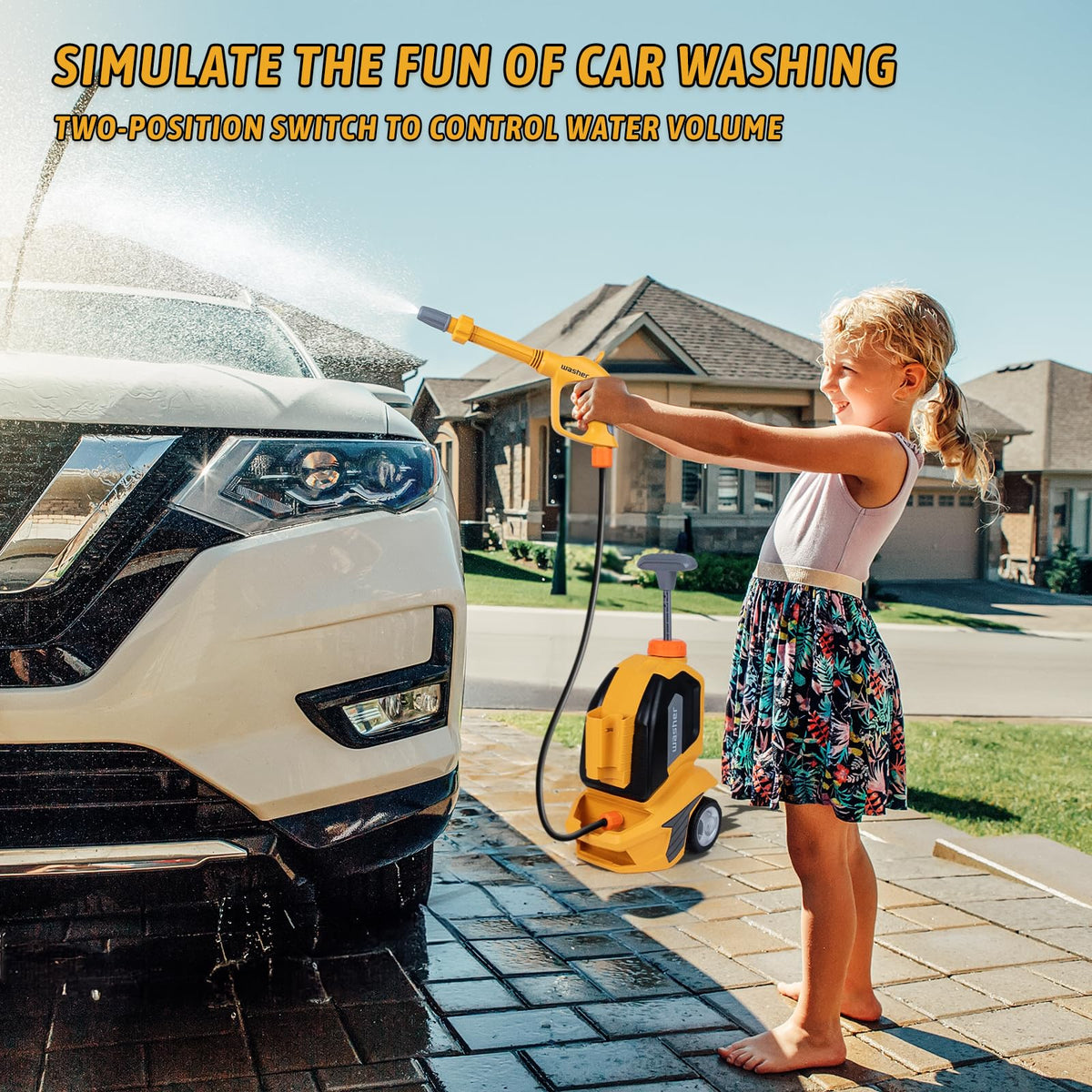 EP EXERCISE N PLAY Car wash gun manual pressure for interactive washing