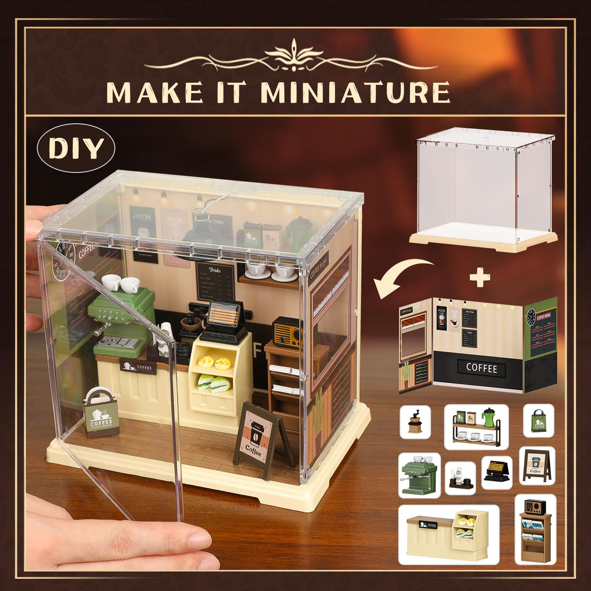 EP EXERCISE N PLAY Finished dollhouse ready for safe display and gifting setup.