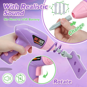 EP EXERCISE N PLAY screwdriver heads and bits highlight versatile fastener play for developing fine motor skills.