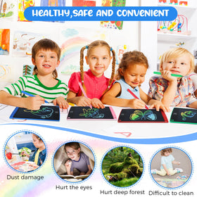 Epakh 16pcs LCD writing tablet front view, rounded corners and kid-friendly design.