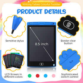 Epakh LCD writing tablet green, lightweight doodle pad perfect for travel and school.