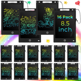 Epakh LCD writing tablet for kids, 8.5-inch front view, lightweight and portable for travel