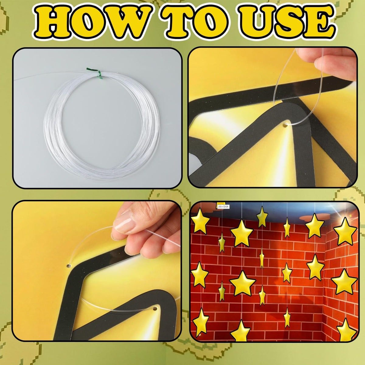 Epakh 24-piece game-themed banners for easy DIY party setup
