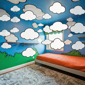 Epakh DIY assembly cloud decor for easy, customizable setups.