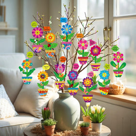 Epakh green stem sticks to form lifelike flower stems