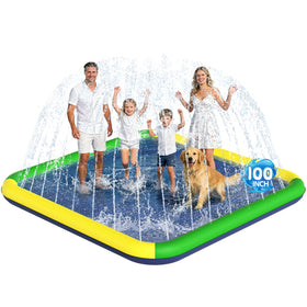 EPN Splash Pad 100-inch extra large for energetic backyard play.