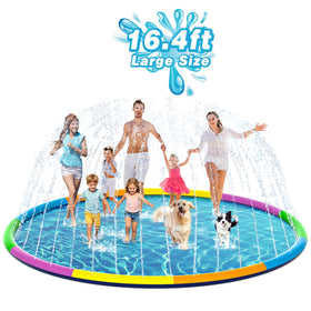 EPN Splash Pad 16.4ft overview for backyard fun and family play