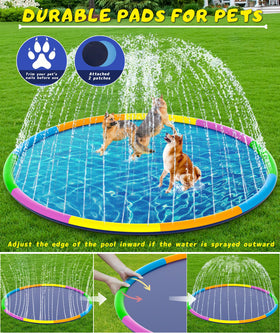 EPN Splash Pad durable PVC construction with tear resistance