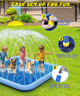 EPN Splash Pad reinforced edge banding for safety and leaks