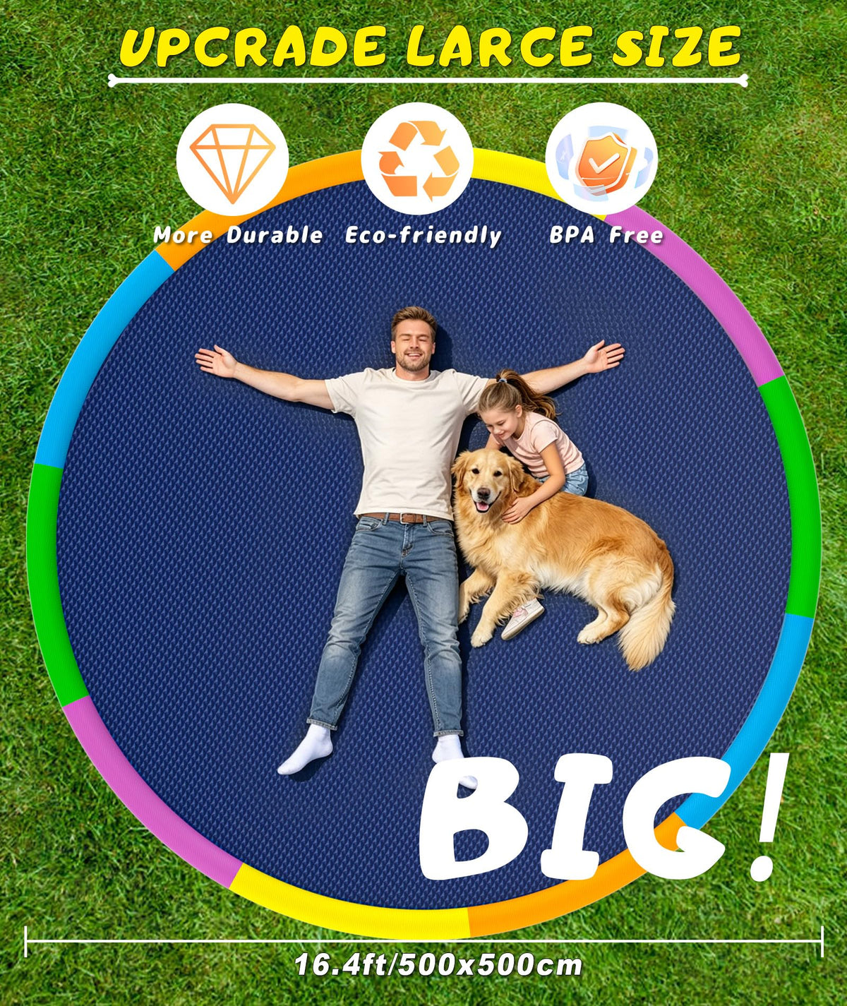 EPN Splash Pad large play area for kids and dogs