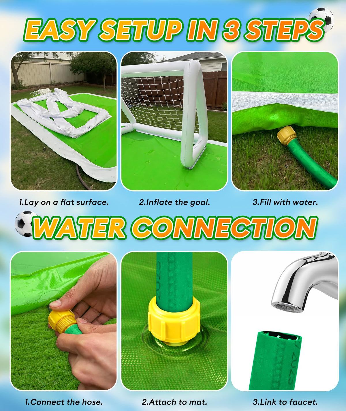 EPN Splash Pad quick setup on smooth surfaces for instant refreshment.