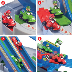 EPOCH Games Mario Kart Racing Deluxe control buttons enable precise steering.