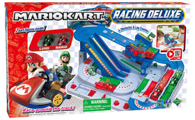 EPOCH Games Mario Kart Racing Deluxe gameplay session showcasing family-friendly fun.