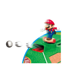 Luigi figure from EPOCH Games Super Mario Stadium Baseball Game adds multiplayer excitement.
