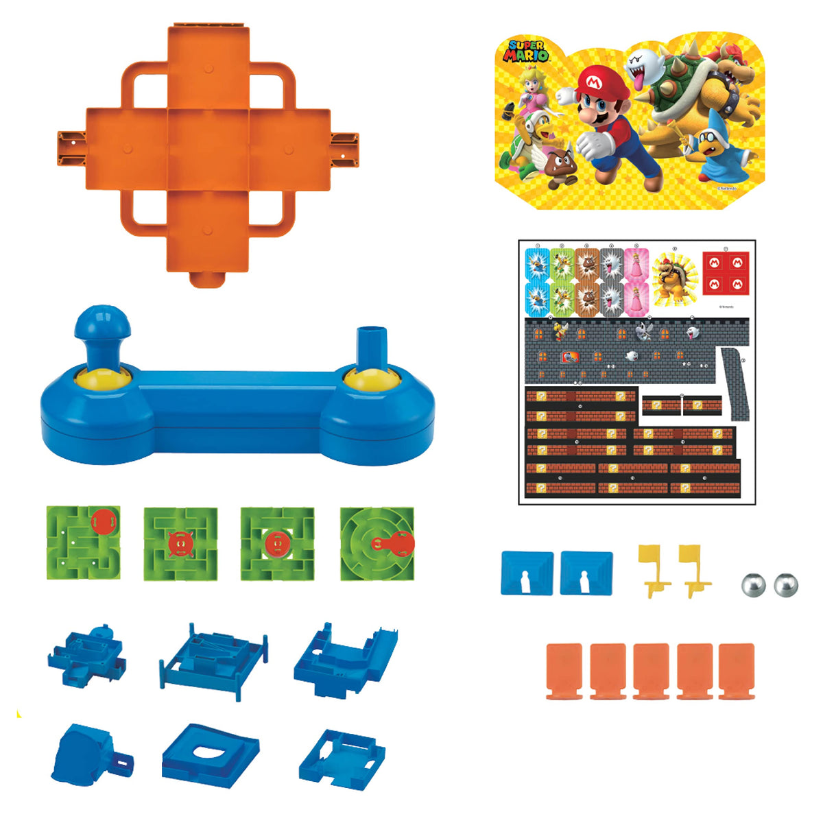Epoch Super Mario Maze Game Deluxe marbles included for quick challenges