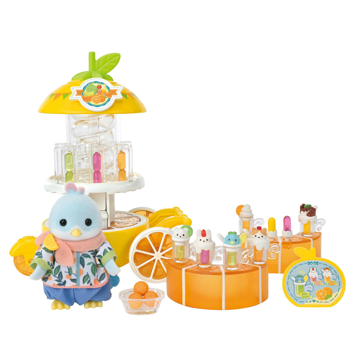 Epoch Juice Shop Mi-94 front view with fruit theme for imaginative meals