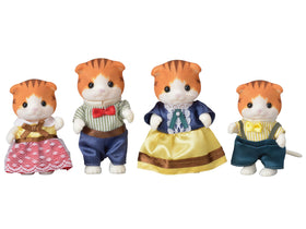 Epoch Sylvanian Maple Cat Dad poseable figure for storytelling