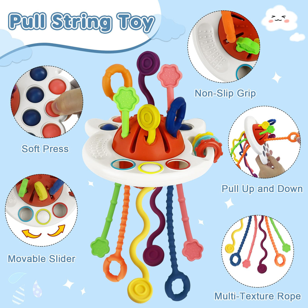 EPOGG activity cube invites solving and cognitive exploration through touch.