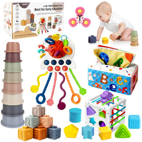 EPOGG pull string toy enhances fine motor skills and sensory exploration.