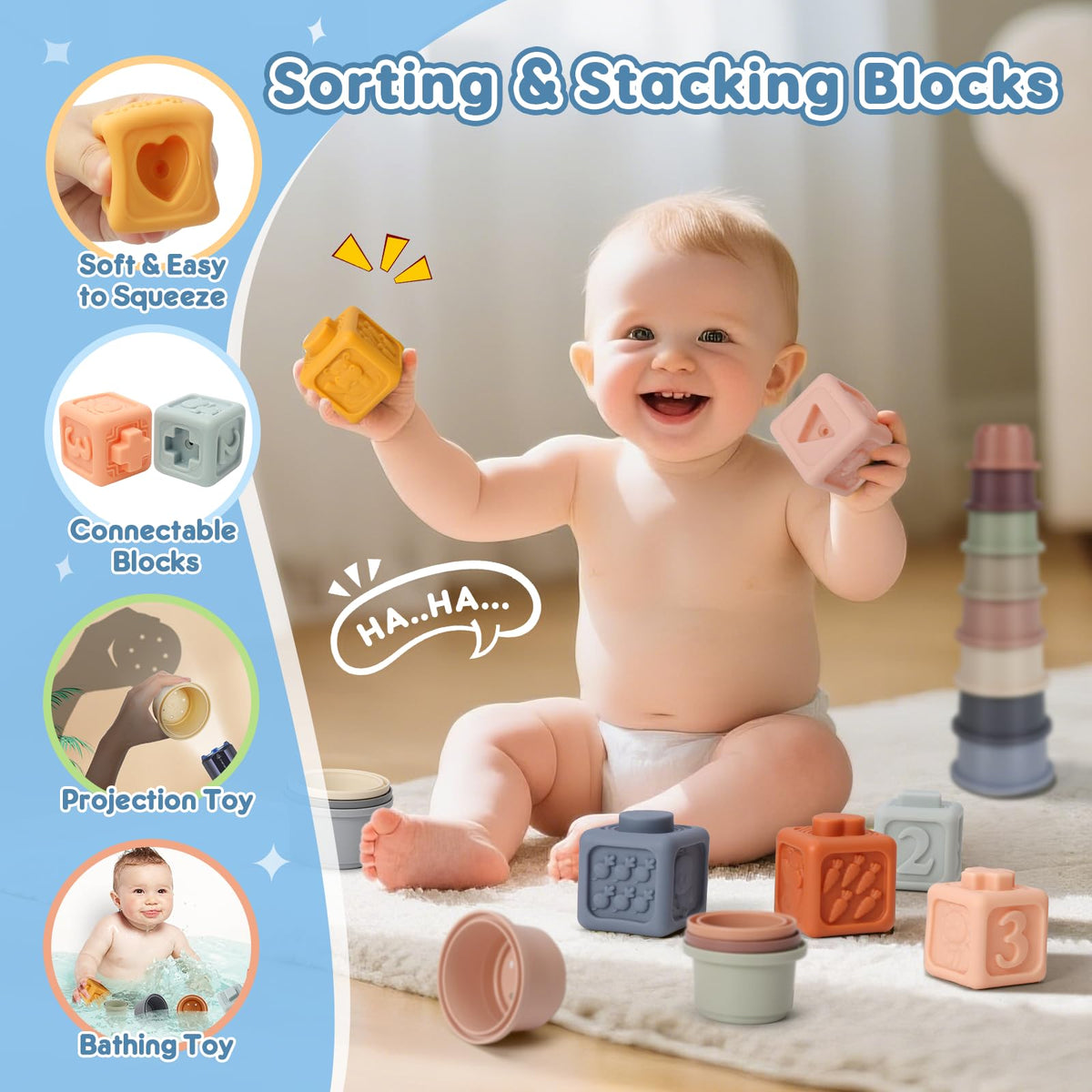 EPOGG suction cup spinner sticks to surfaces and spins quickly for engagement.