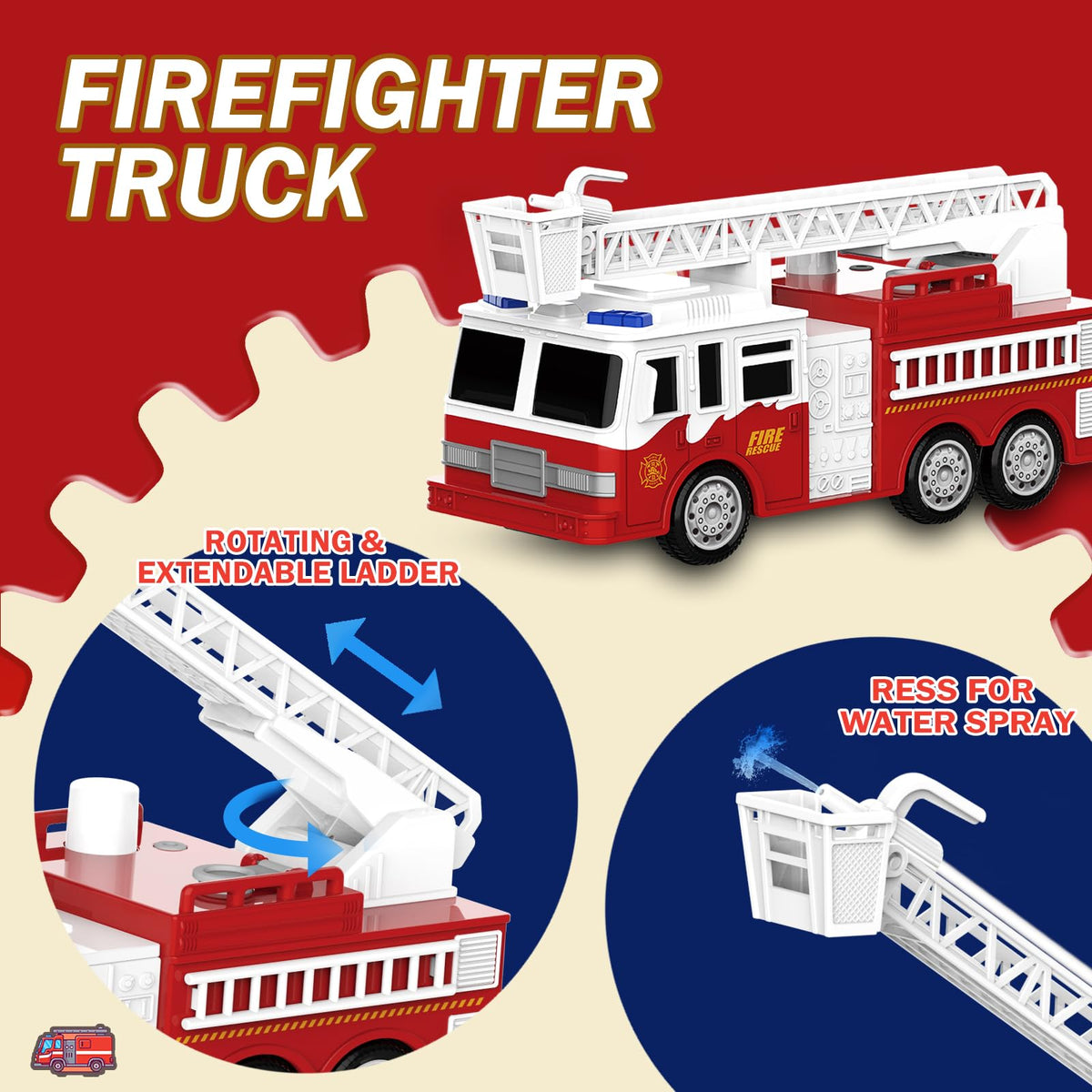 EPPO ambulance toy with sirens enhances storytelling and role-play